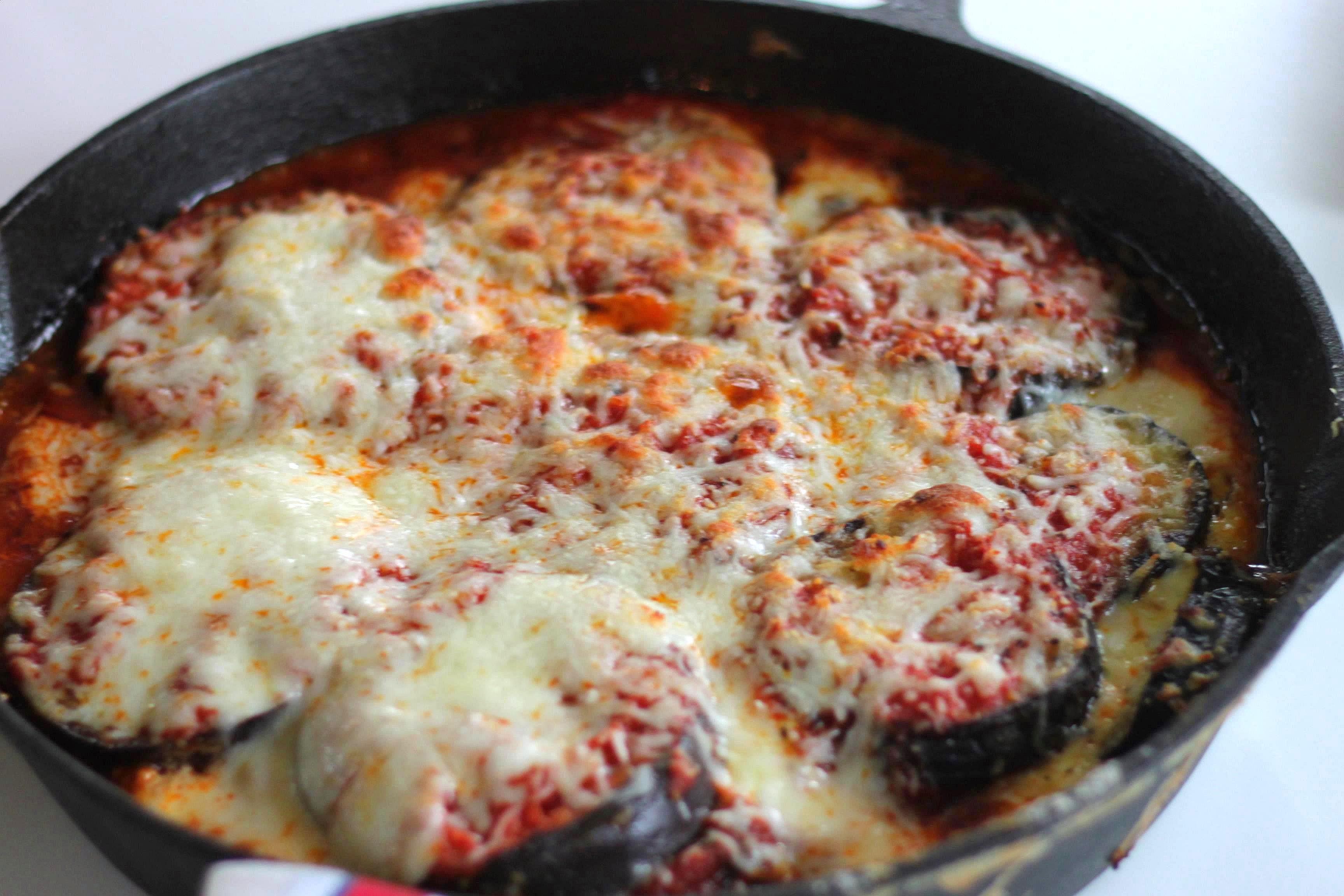 Stuffed Eggplant Parm In A Skillet 8259