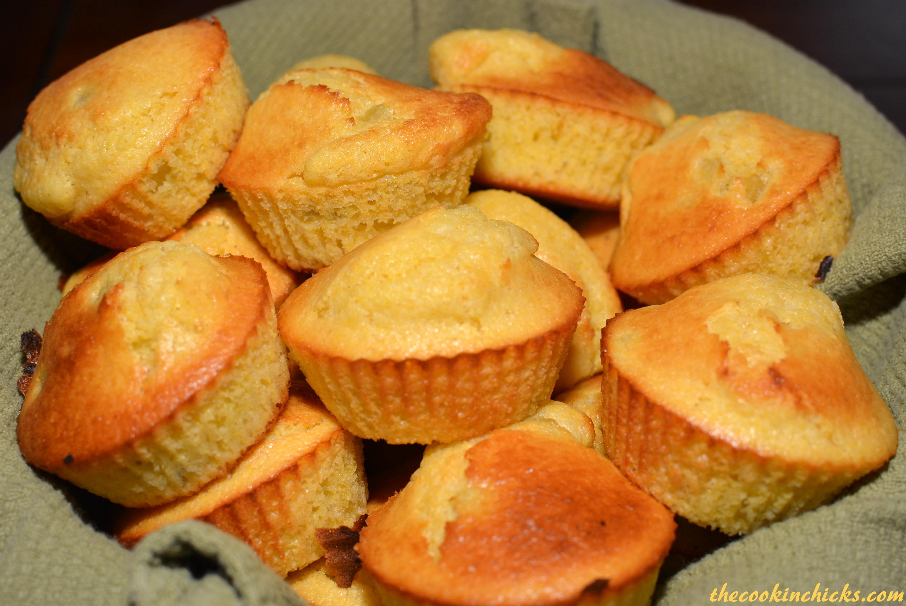 Green Chile Cornbread Muffins