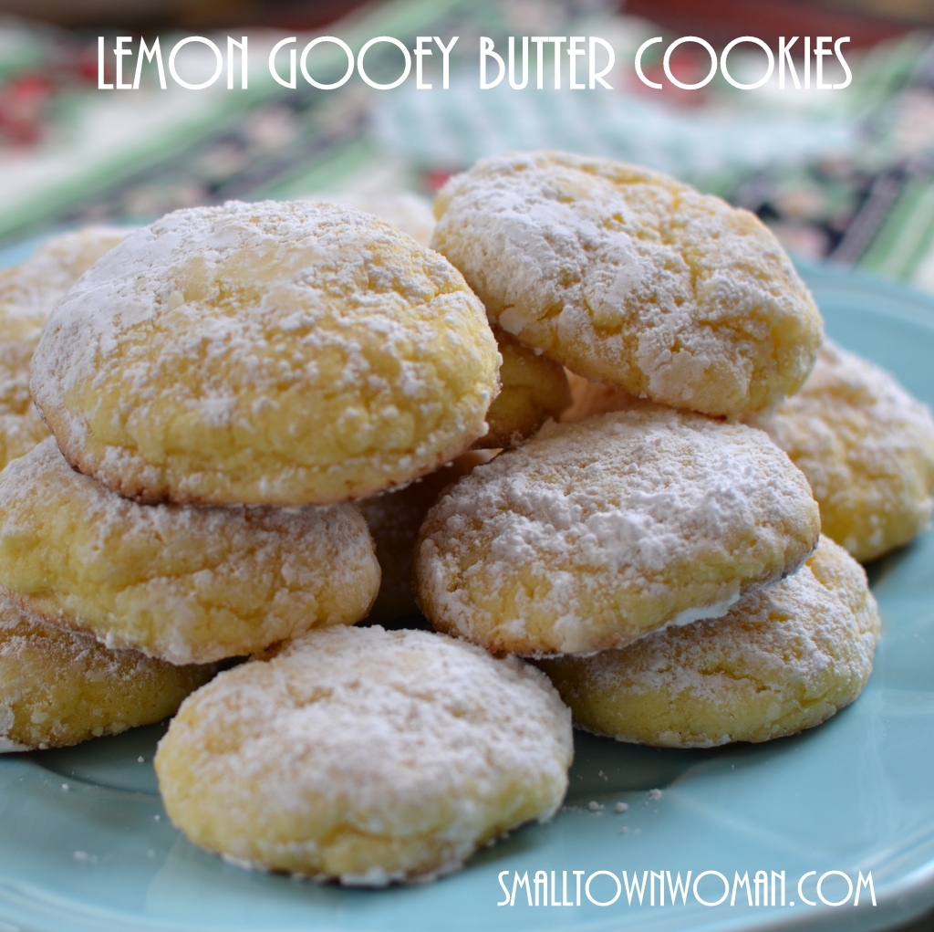 Lemon Gooey Butter Cookies