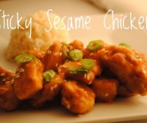 Sticky Sesame Chicken