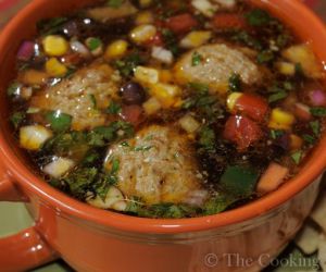 Mexican Meatball Soup