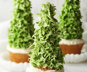 Christmas Tree Cupcakes