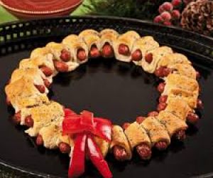 Mini Sausage Wreath