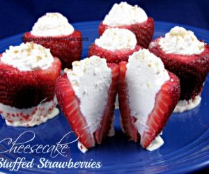 Cheesecake Stuffed Strawberries