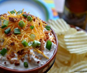 Loaded Baked Potato Chip Dip