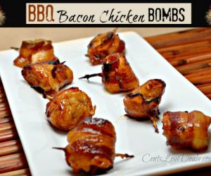 BBQ Bacon Chicken Bombs