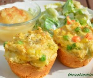 Chicken Pot Pie Muffins