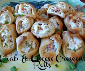 Crab & Cheese Filled Crescent Rolls