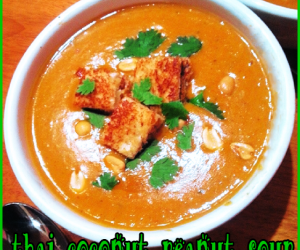 Thai Coconut Peanut Soup