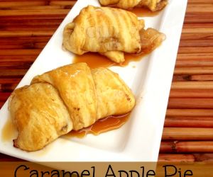 Caramel Apple Pie Bites with only 4 Ingredients!