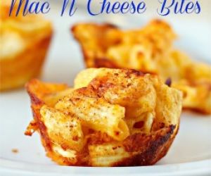 Creamy Muffin Tin Mac N Cheese Bites