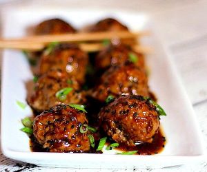 The Perfect Bite:  Asian Style Meatballs