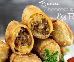 Bacon Cheeseburger Egg Rolls