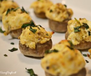 Gluten Free Baked Stuffed Mushrooms