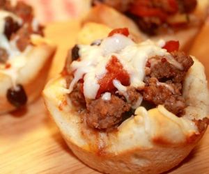 Meatza Individual Hamburger Pizzas