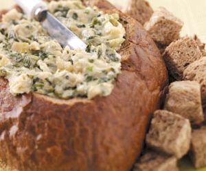 Spinach Artichoke Goat Cheese Dip