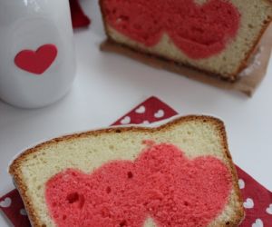 Valentines Hidden Hearts Pound Cake