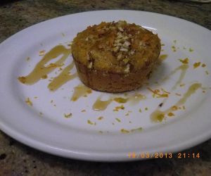 Otaheite Carrot Nut Muffin with Apple Maple Glaze