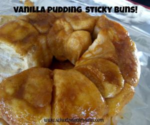 Vanilla Pudding Sticky Buns