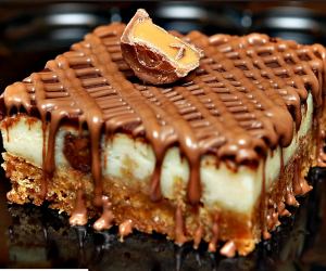 Rolo Cheesecake Bars