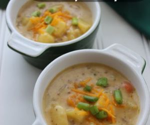 Easy Cheeseburger Soup 