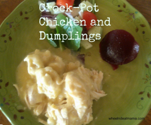 Crock Pot Chicken & Dumplings