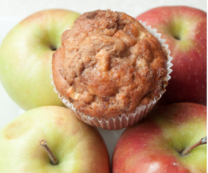 Whole Wheat Apple Muffins