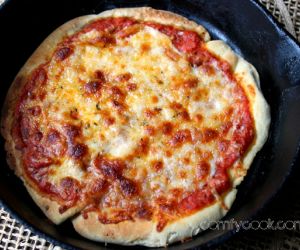 Thin Crust Stovetop Pizza