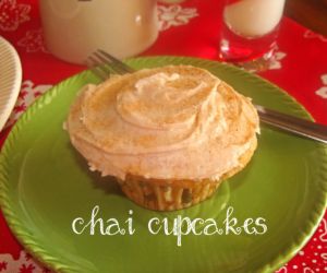 Chai Cupcakes