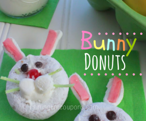 Easter Bunny Mini Donuts