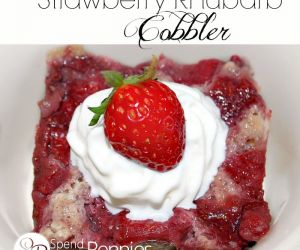 Strawberry Rhubarb Cobbler