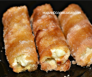 French Toast Sticks Stuffed with Cream Cheese