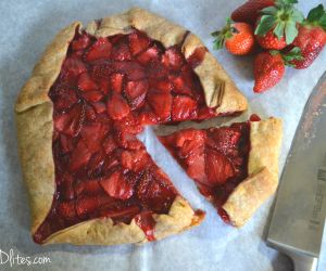 Strawberry Crostata Galette