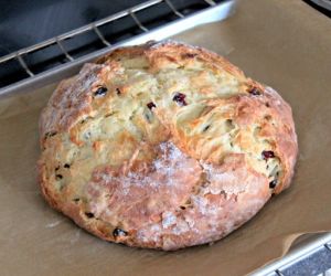 Cranberry Citrus Soda Bread