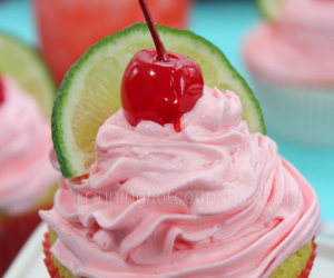 Cherry Limeade Cupcakes