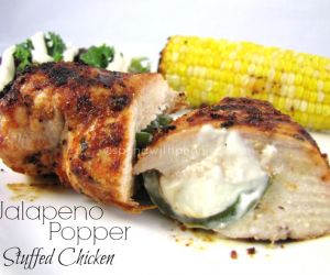 Jalapeño Popper Stuffed Chicken Breasts