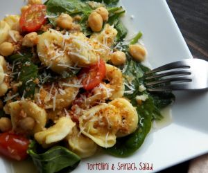 Tortellini Spinach Salad