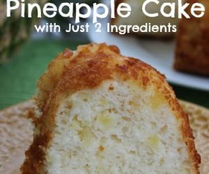 Two Ingredient Pineapple Cake