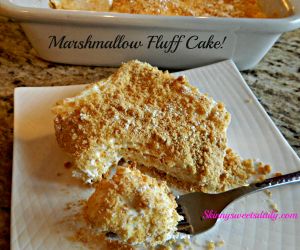 Marshmallow Fluff Cake