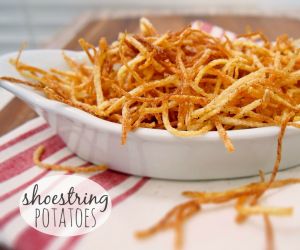 Crispy Shoestring Potatoes