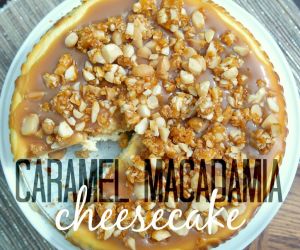 Caramel Macadamia Cheesecake