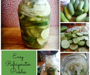 Easy Refrigerator Pickles