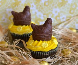 Gluten Free:  Chocolate Easter Cupcakes