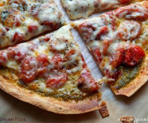 Cracker Pizza with Roasted Tomatoes