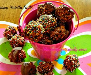 Skinny Crispy Nutella Balls