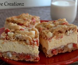 Cherry & White Chocolate Chip Cookie & Cream Sandwiches