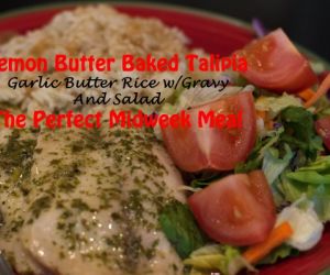 Lemon Butter Baked Tilapia 