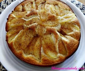 Light As Air:  Skinny Pear Coffee Cake