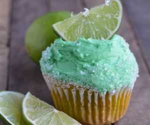 Homemade Vanilla Lime Cupcakes