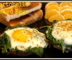 Portobello Baked Eggs